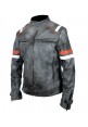 Kids Fashion Gray Boys Leather Jacket